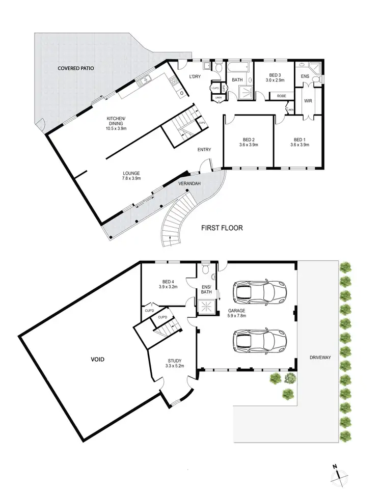 Floorplan of Homely house listing, 16 Dinjerra Place, Mullumbimby NSW 2482
