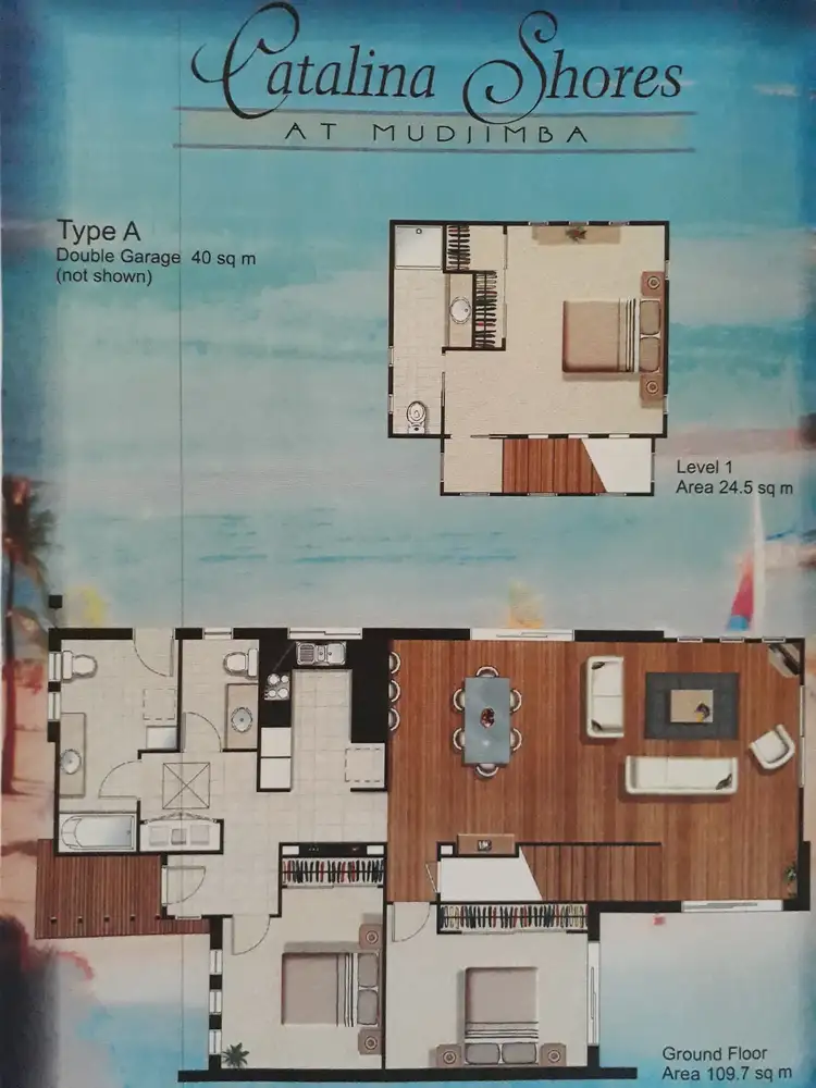 Floorplan of Homely semi-detached listing, 1/4 HANS BOYSEN DRIVE, Mudjimba QLD 4564