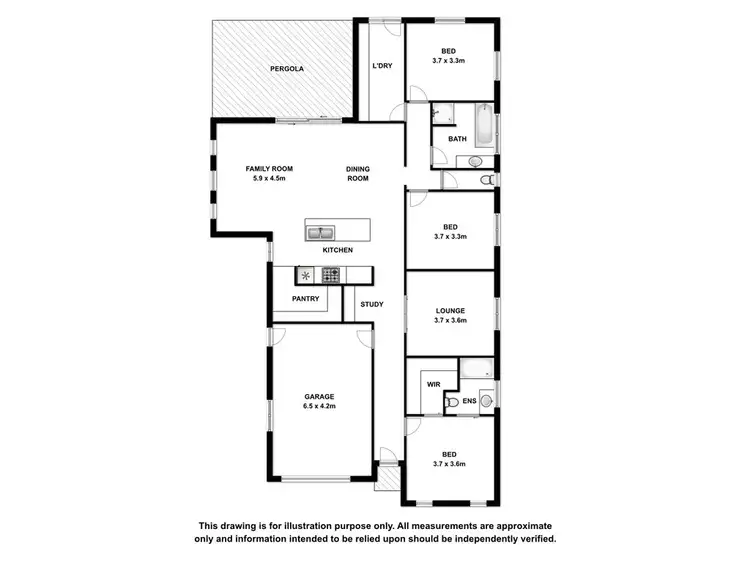 Floorplan of Homely house listing, 16 Grey Terrace, Millicent SA 5280