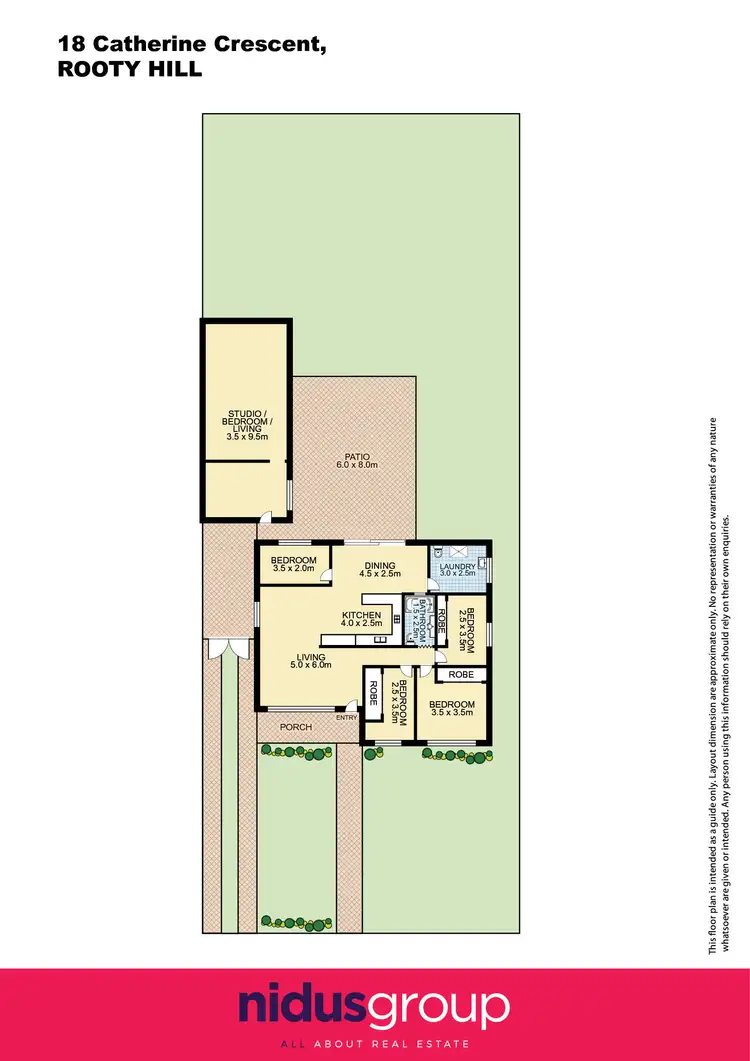 Floorplan of Homely house listing, 18 Catherine Crescent, Rooty Hill NSW 2766