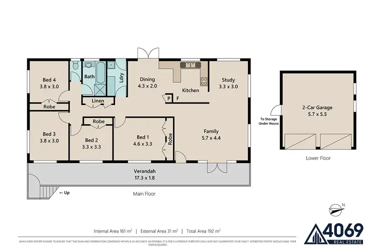 Floorplan of Homely house listing, 3 Kyoga Street, Kenmore QLD 4069
