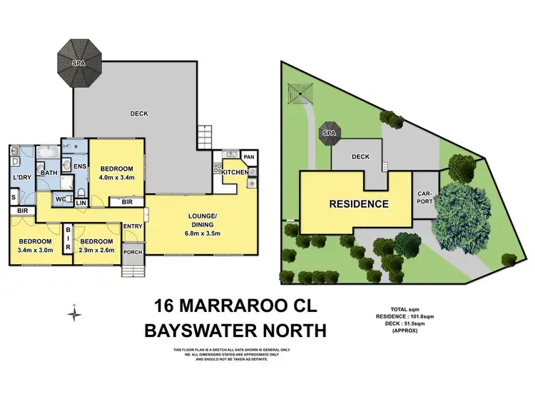 Floorplan of Homely house listing, 16 Marraroo Close, Bayswater North VIC 3153