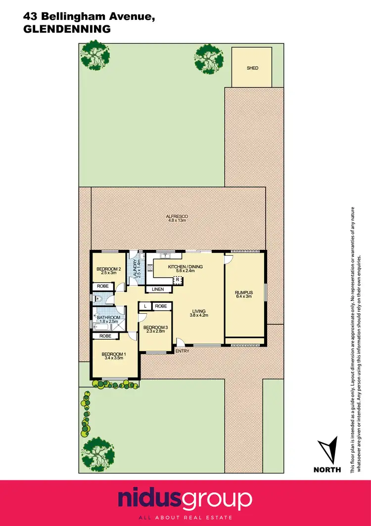 Floorplan of Homely house listing, 43 Bellingham Avenue, Glendenning NSW 2761