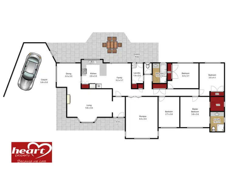 Floorplan of Homely house listing, 25 Helen Crescent, Sale VIC 3850