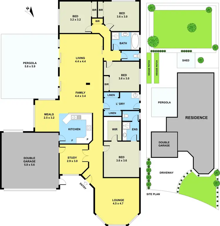Floorplan of Homely house listing, 8 Fieldhouse Lane, Berwick VIC 3806