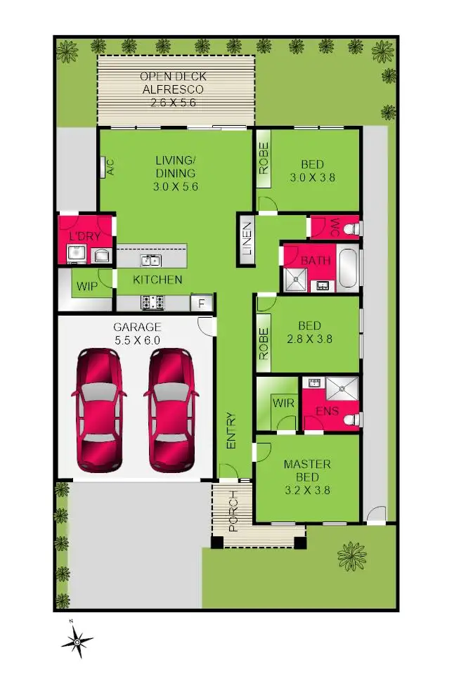 Floorplan of Homely house listing, 74 Precinct Road, Charlemont VIC 3217