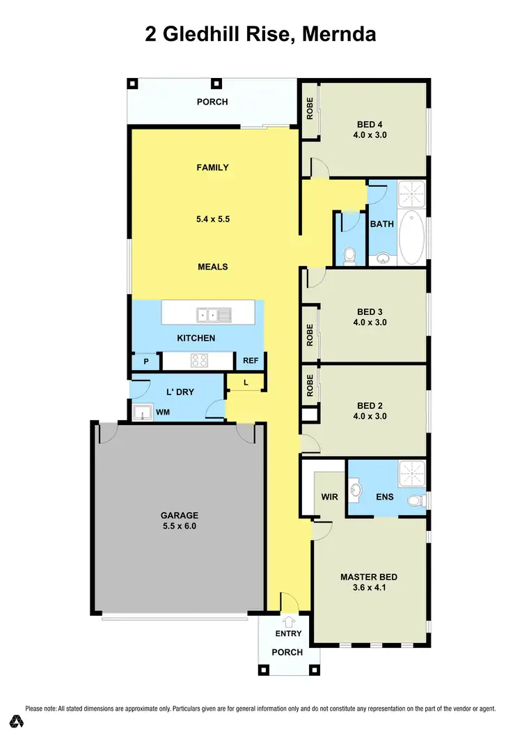Floorplan of Homely house listing, 2 Gledhill Rise, Mernda VIC 3754