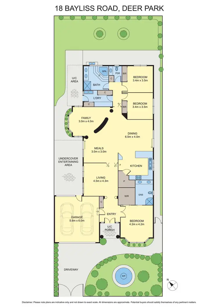 Floorplan of Homely house listing, 18 Bayliss Road, Deer Park VIC 3023