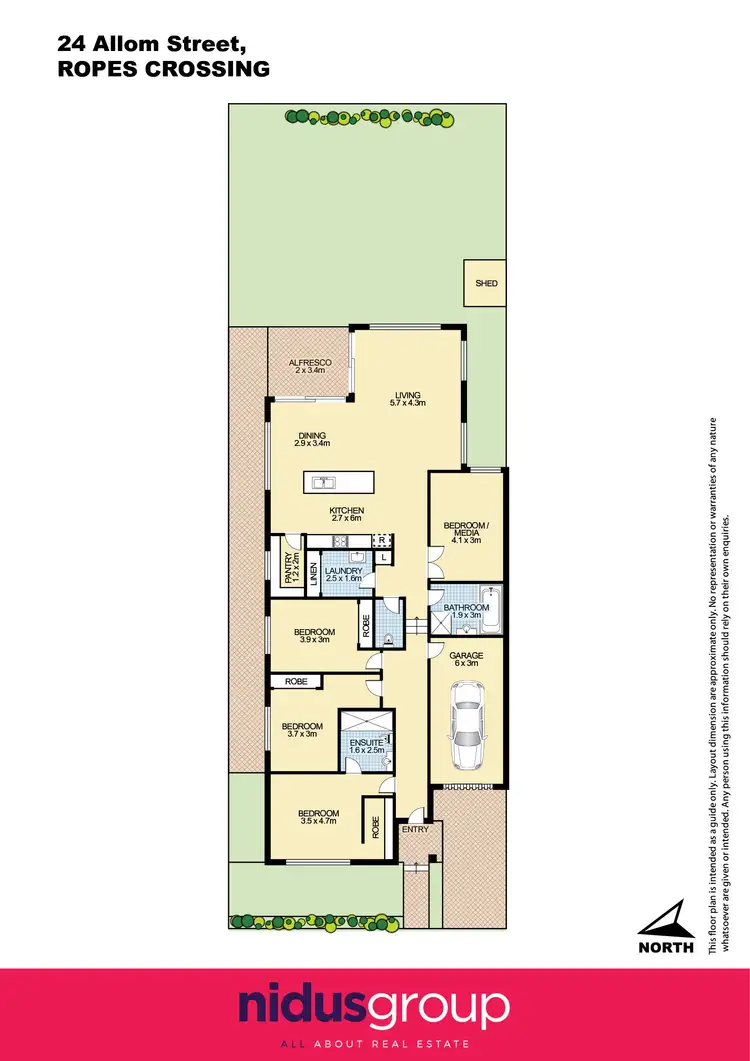 Floorplan of Homely house listing, 24 Allom Street, Ropes Crossing NSW 2760