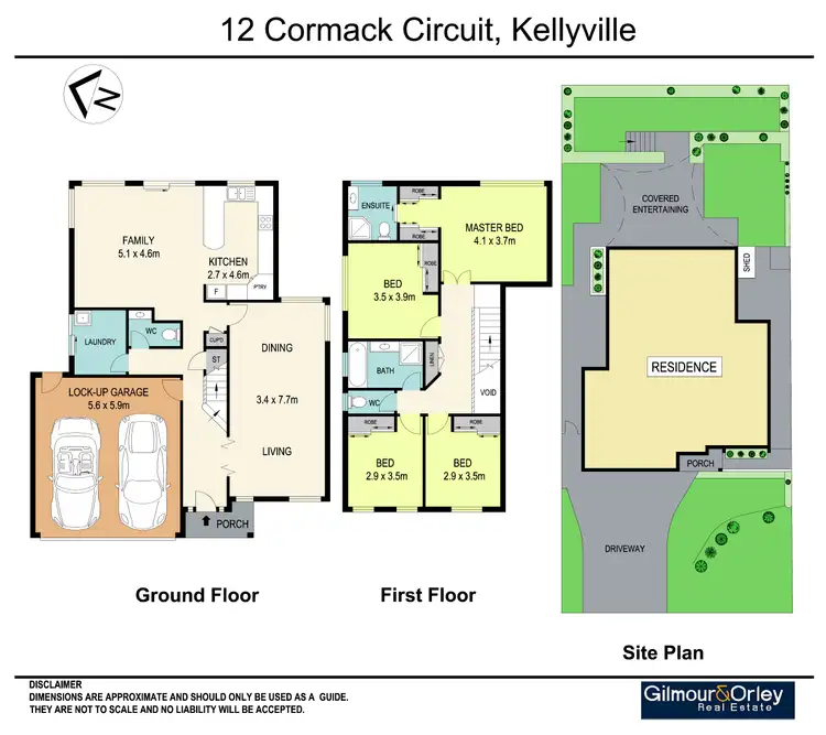 Floorplan of Homely house listing, 12 Cormack Circuit, Kellyville NSW 2155