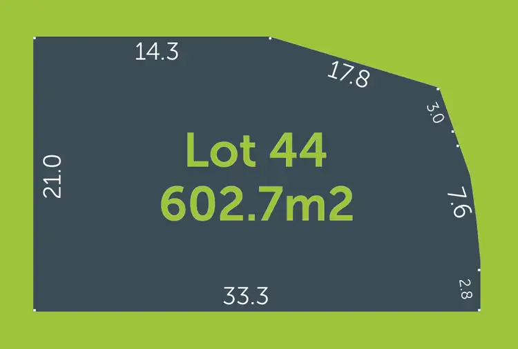 Floorplan of Homely land listing, 44 Casuarina Avenue, Torquay VIC 3228