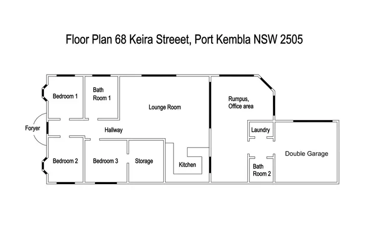 Floorplan of Homely house listing, 68 Keira Street, Port Kembla NSW 2505