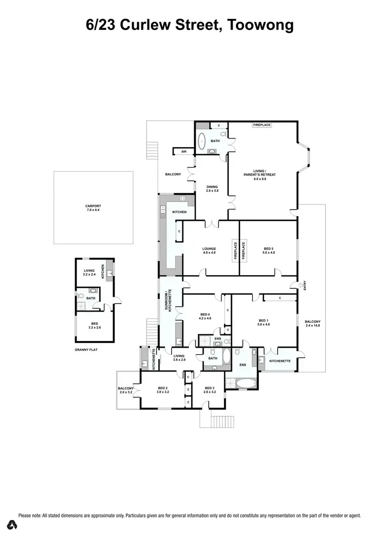 Floorplan of Homely house listing, 6/23 Curlew Street, Toowong QLD 4066