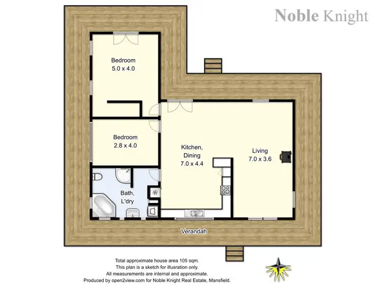Floorplan of Homely rural property listing, 75 Jukes Road, Strathbogie VIC 3666