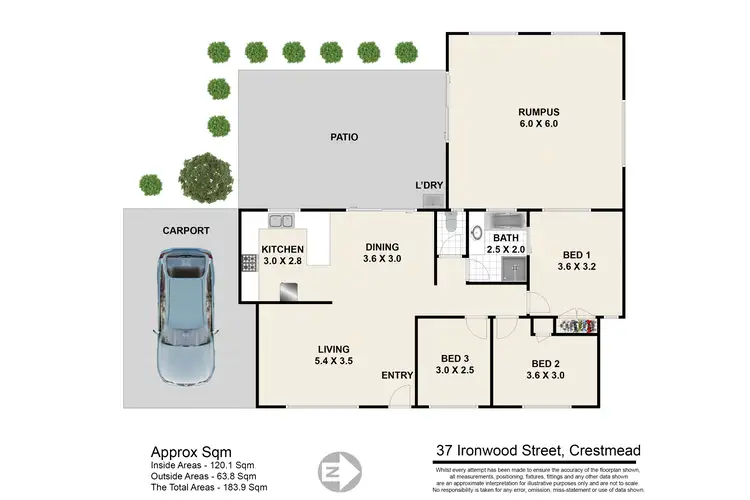 Floorplan of Homely house listing, 37 Ironwood St, Crestmead QLD 4132