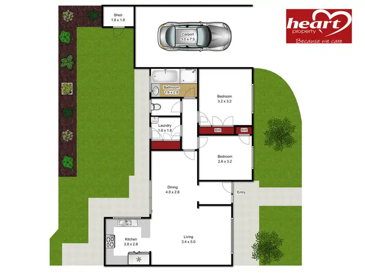 Floorplan of Homely unit listing, 3/16 Hickeys Road, Wurruk VIC 3850