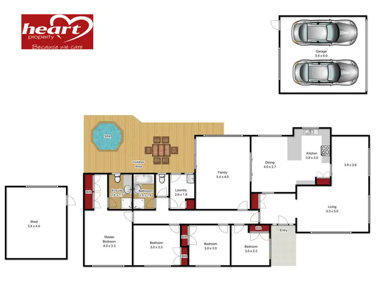 Floorplan of Homely house listing, 4 King Avenue, Sale VIC 3850