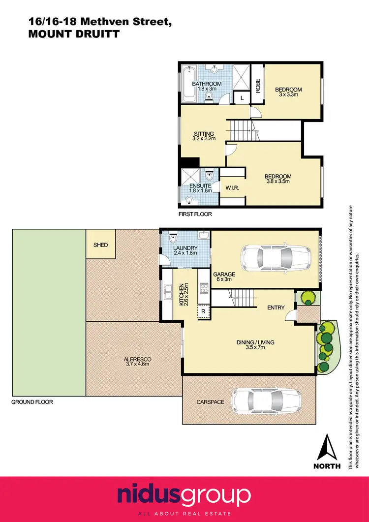 Floorplan of Homely townhouse listing, 16/16-18 Methven St, Mount Druitt NSW 2770