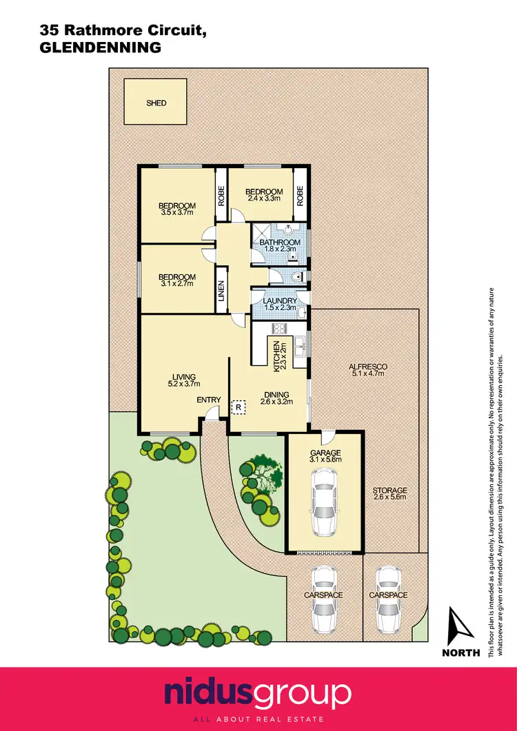 Floorplan of Homely house listing, 35 Rathmore Circuit, Glendenning NSW 2761