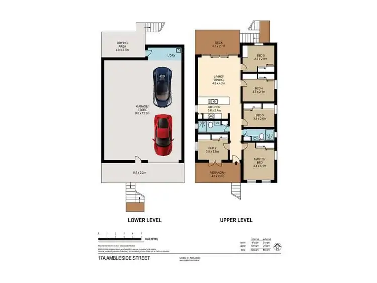 Floorplan of Homely house listing, 17 Ambleside Street, West End QLD 4101