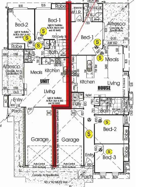 Floorplan of Homely semi-detached listing, 17 Richards Street, Loganlea QLD 4131