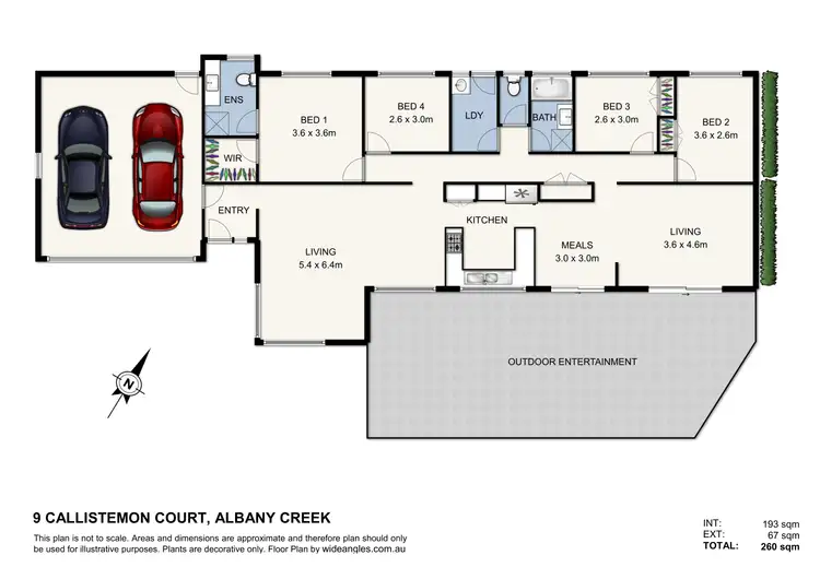 Floorplan of Homely house listing, 9 CALLISTEMON COURT, Albany Creek QLD 4035