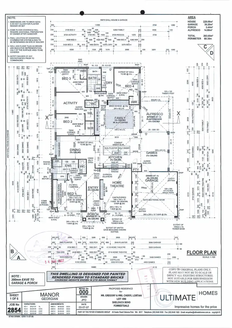 Floorplan of Homely house listing, 32 Shelduck Bend, Harrisdale WA 6112
