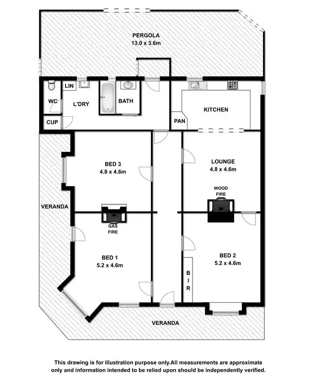 Floorplan of Homely house listing, 23 North Terrace, Millicent SA 5280