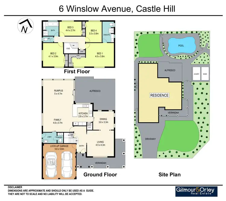 Floorplan of Homely house listing, 6 Winslow Avenue, Castle Hill NSW 2154