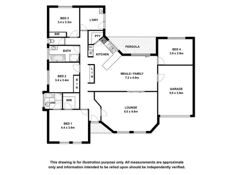 Floorplan of Homely house listing, 23 Dalkeith Drive, Mount Gambier SA 5290