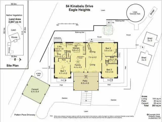 Floorplan of Homely house listing, 84 Kinabalu Drive, Tamborine Mountain QLD 4272