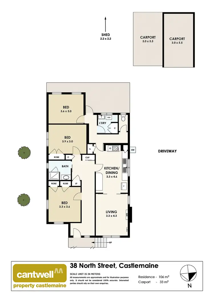 Floorplan of Homely house listing, 38 North Street, Castlemaine VIC 3450