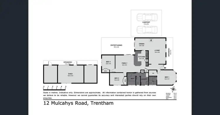 Floorplan of Homely house listing, 12 Mulcahys Road, Trentham VIC 3458