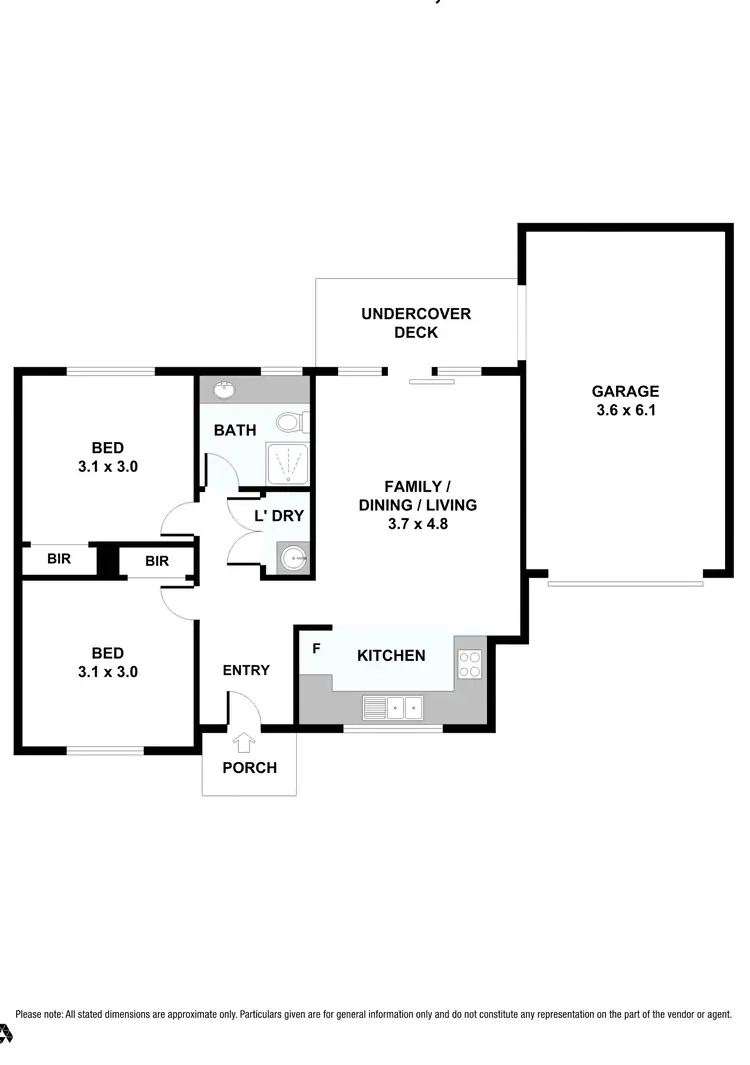 Floorplan of Homely unit listing, 2/29 Pickett Street, Reservoir VIC 3073