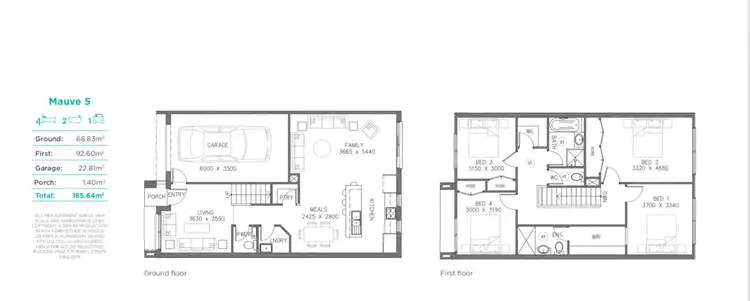 Floorplan of Homely house listing, 16 VIRIDIAN AVENUE, Officer VIC 3809