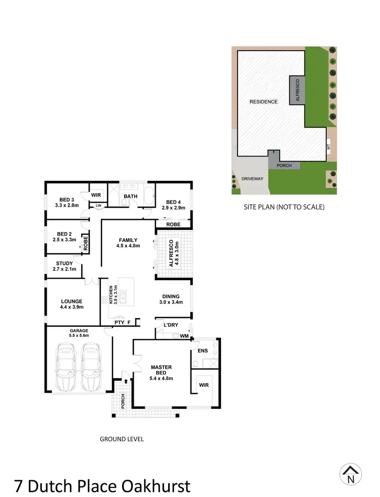 Floorplan of Homely house listing, 7 Dutch Place, Oakhurst NSW 2761