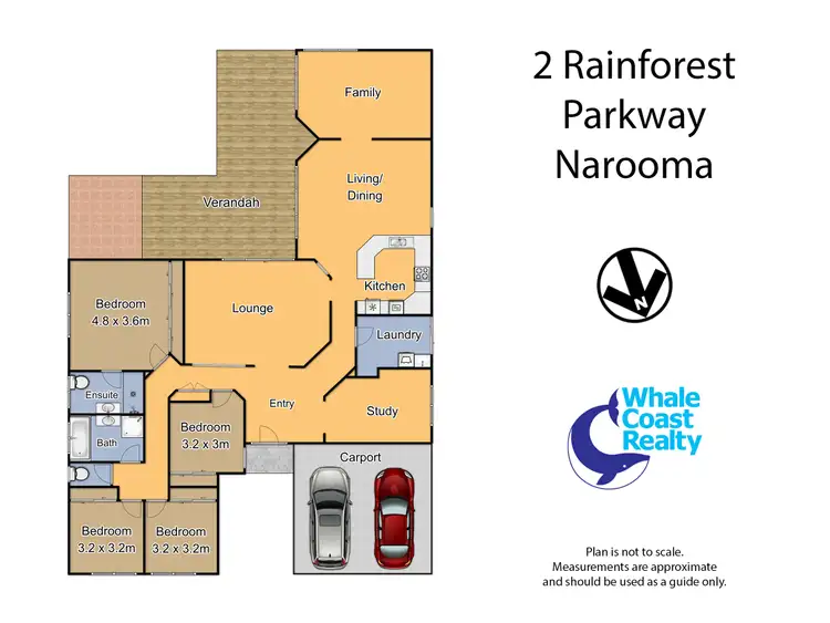 Floorplan of Homely rural property listing, 2 Rainforest Parkway, Narooma NSW 2546