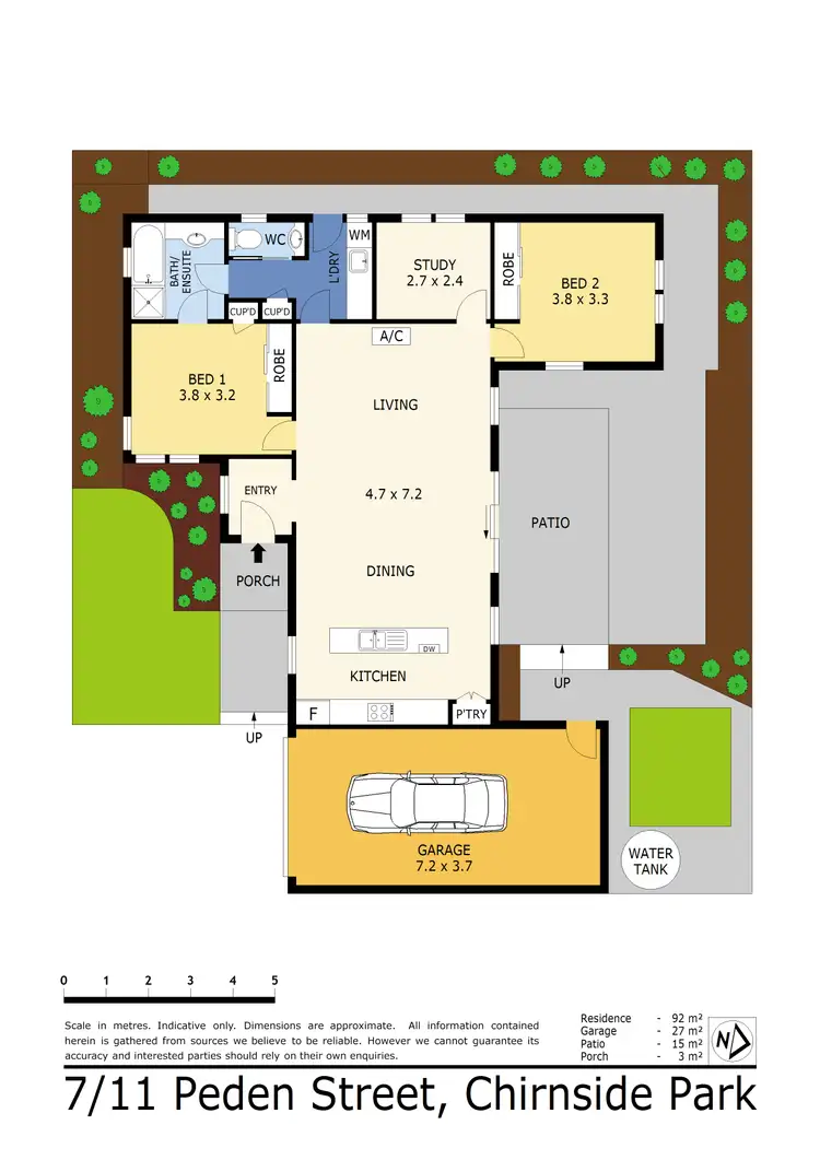 Floorplan of Homely unit listing, 7/11 PEDEN STREET, Chirnside Park VIC 3116