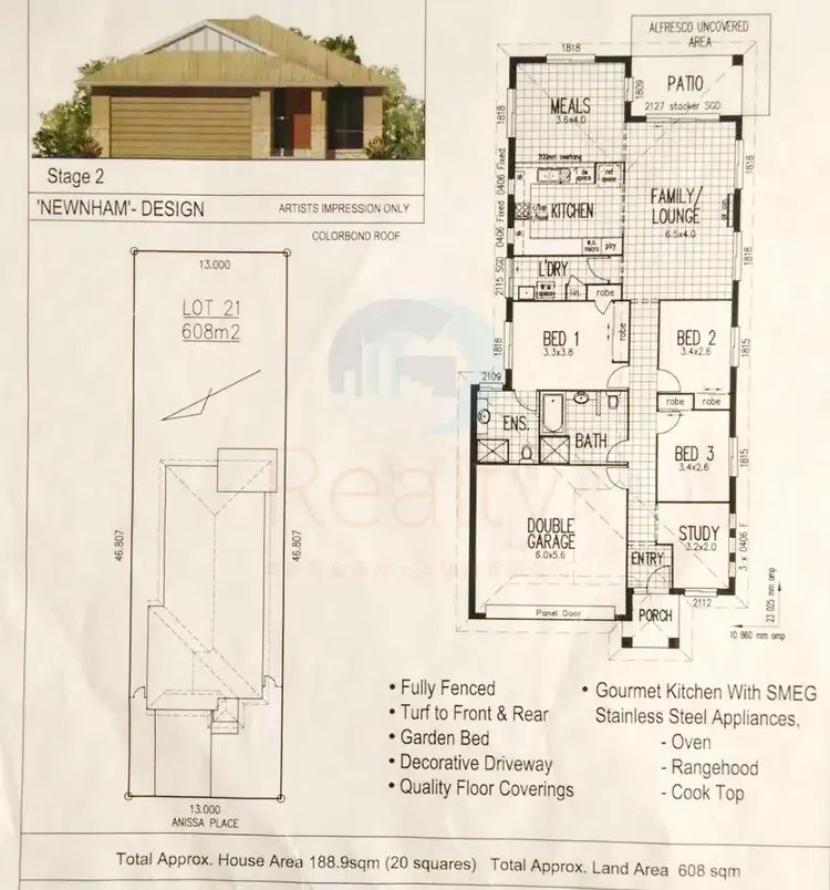 Floorplan of Homely house listing, 4 ANISSA PLACE, Upper Coomera QLD 4209