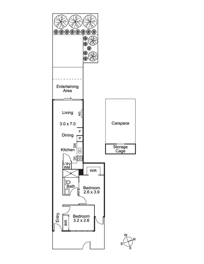 Floorplan of Homely apartment listing, 5/26 Barkly Street, Brunswick East VIC 3057