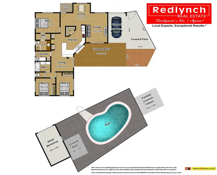 Floorplan of Homely house listing, 3 Satinash Close, Redlynch QLD 4870