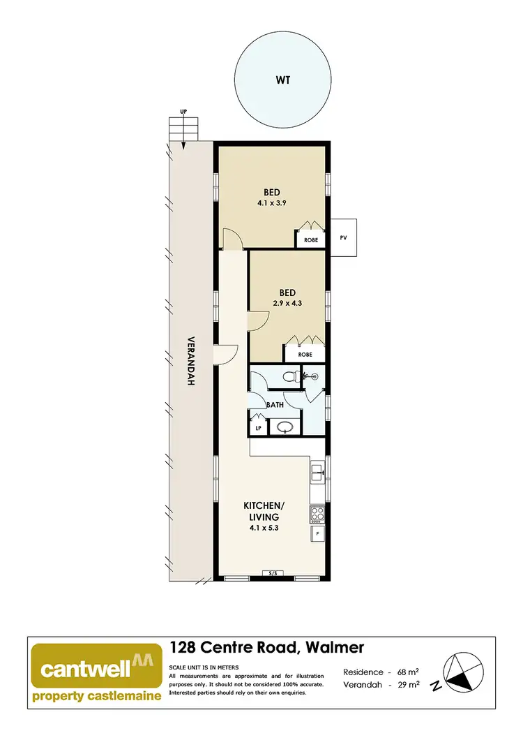 Floorplan of Homely rural property listing, 128 Centre Road, Walmer VIC 3463