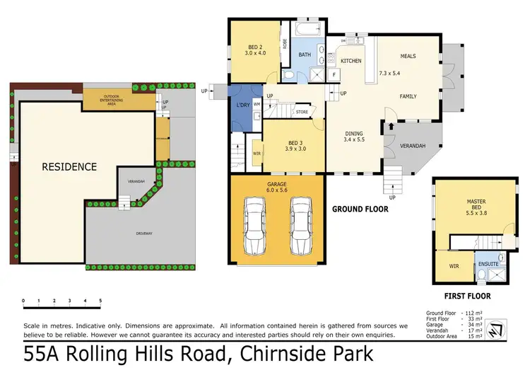 Floorplan of Homely house listing, 55A ROLLING HILLS ROAD, Chirnside Park VIC 3116