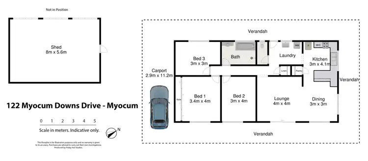 Floorplan of Homely rural property listing, 122 Myocum Downs Drive, Myocum NSW 2481