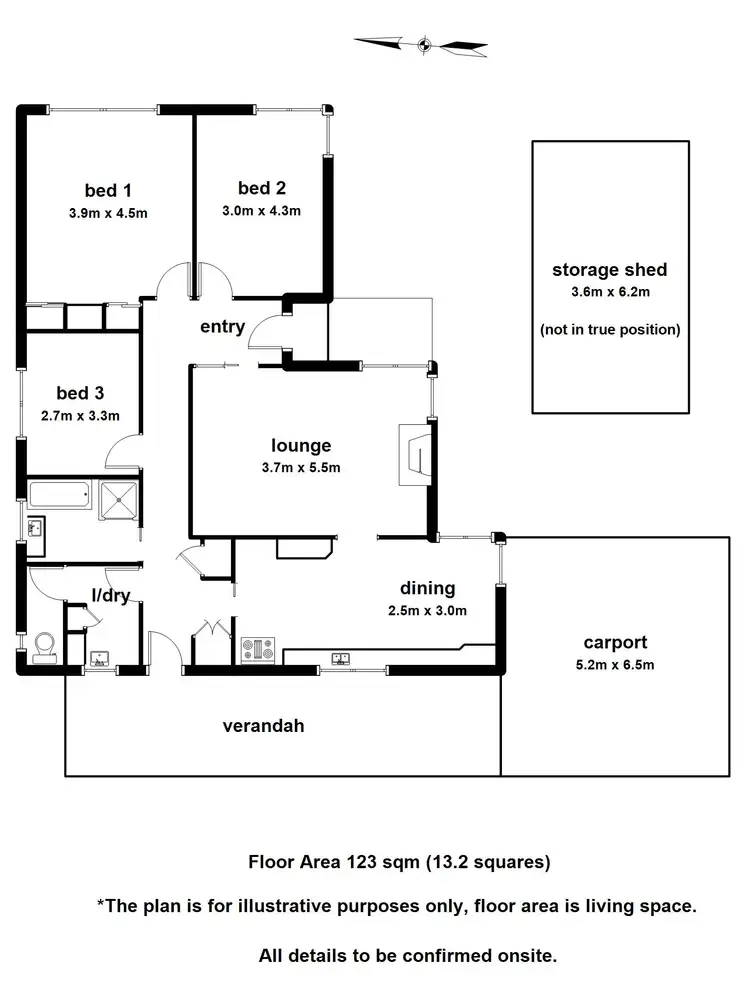 Floorplan of Homely house listing, 45 Moores Road, Monbulk VIC 3793