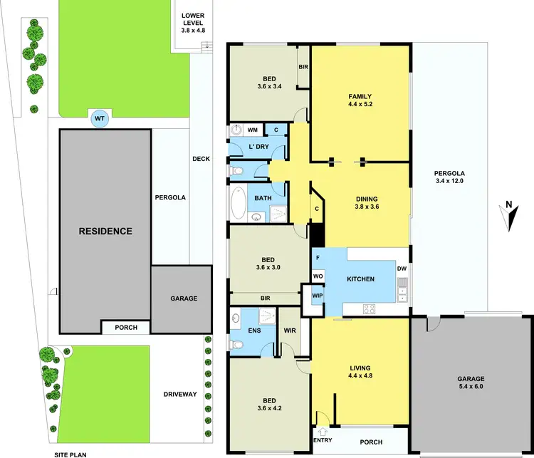 Floorplan of Homely house listing, 12 Kristina Court, Pakenham VIC 3810