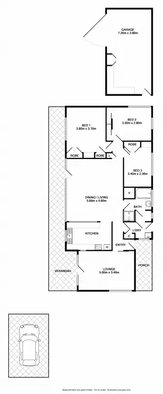 Floorplan of Homely house listing, 35a McNally Street, Yarrawonga VIC 3730