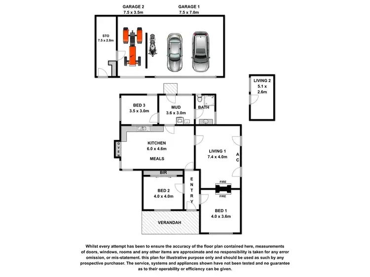 Floorplan of Homely rural property listing, 295 Survey Lane, Killarney VIC 3283