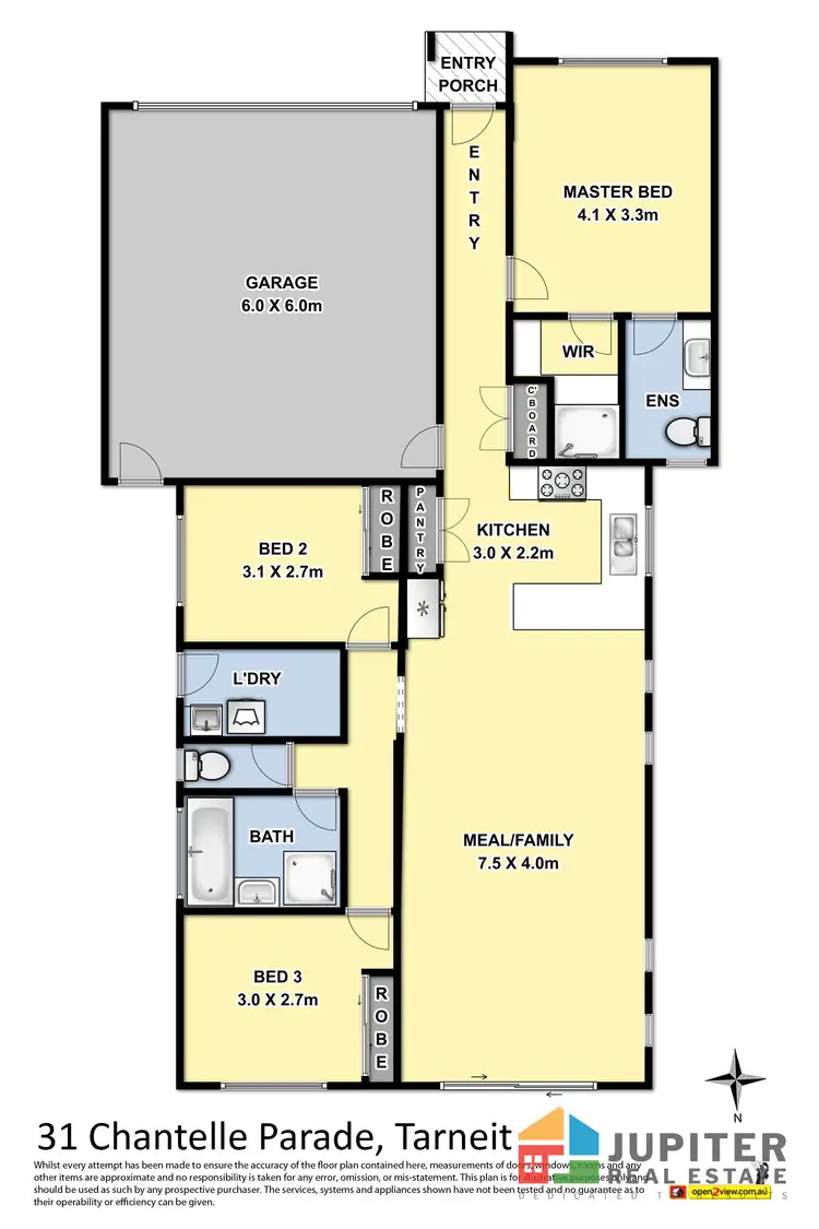 Floorplan of Homely house listing, 31 Chantelle Parade, Tarneit VIC 3029