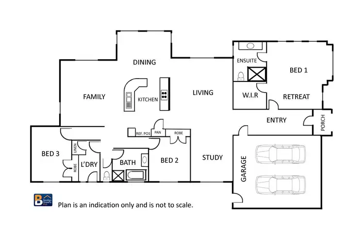 Floorplan of Homely house listing, 8 Janelle Drive, Maiden Gully VIC 3551